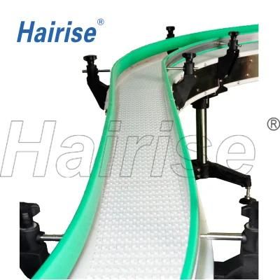 Hairise Custom Modular Belt Turning Type Conveyor for Transmission Wtih ISO&amp; CE &FDA Certificate Used for Package &amp; Logistic Industry