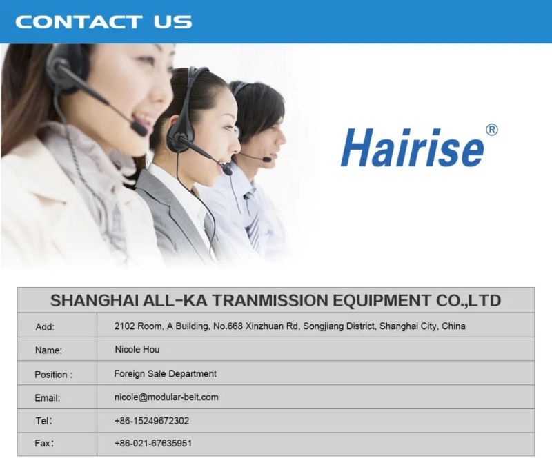 Har-882prr-Tab Plastic Transmission Chain Wtih ISO& CE Certificate