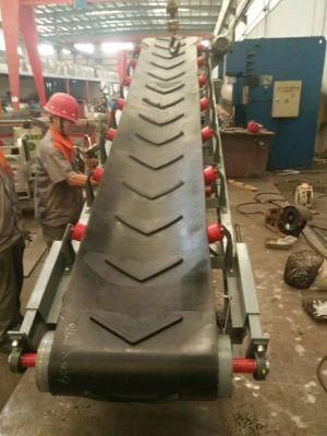 High Quality Heavy Duty Inclined Roller Belt Conveyor