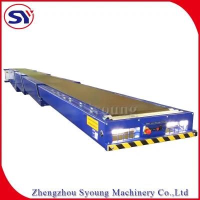 Stretched Extending Discharge Belt Conveyor for Container Truck Vehicle Loading&Unloading