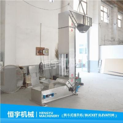 Bucket Lifting System Food Grade Conveyor for Sugar Granular