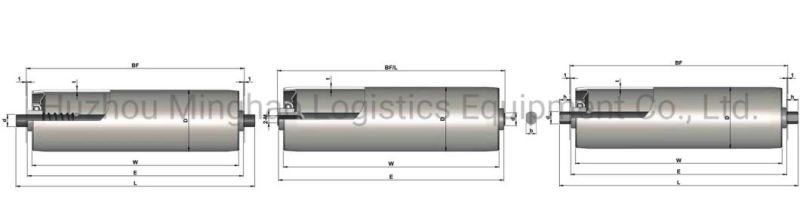 Steel Gravity Roller for Heavy Duty Roller Conveyor Systems