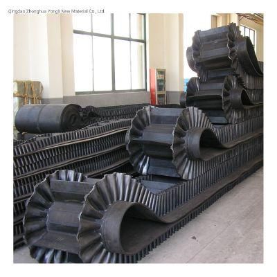 Fabric Polyester Nylon Sidewall Rubber Conveyor Belt