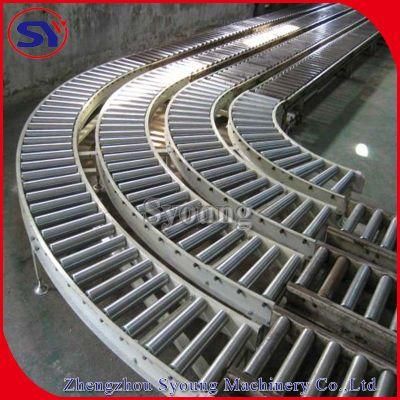 Automobile Parts Assembly Roller Conveyor/Conveyer Line with Working Plate