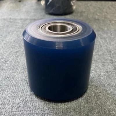 Factory Made PU Wheel in Dia 85 /75/60mm with Bearing in Red and Blue Color