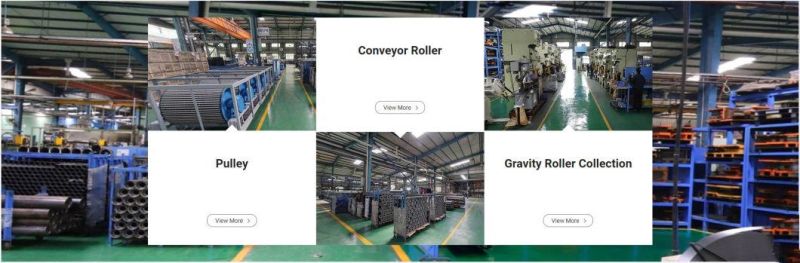 Custom Made Painted Conveyor Idler Roller Steel Roller
