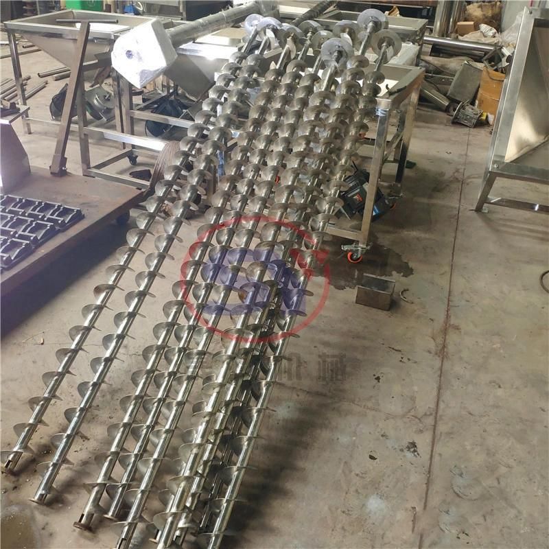 Dragon Elevator Vibrating Screw Auger Conveyor with Hopper for Concrete Mixing Plant