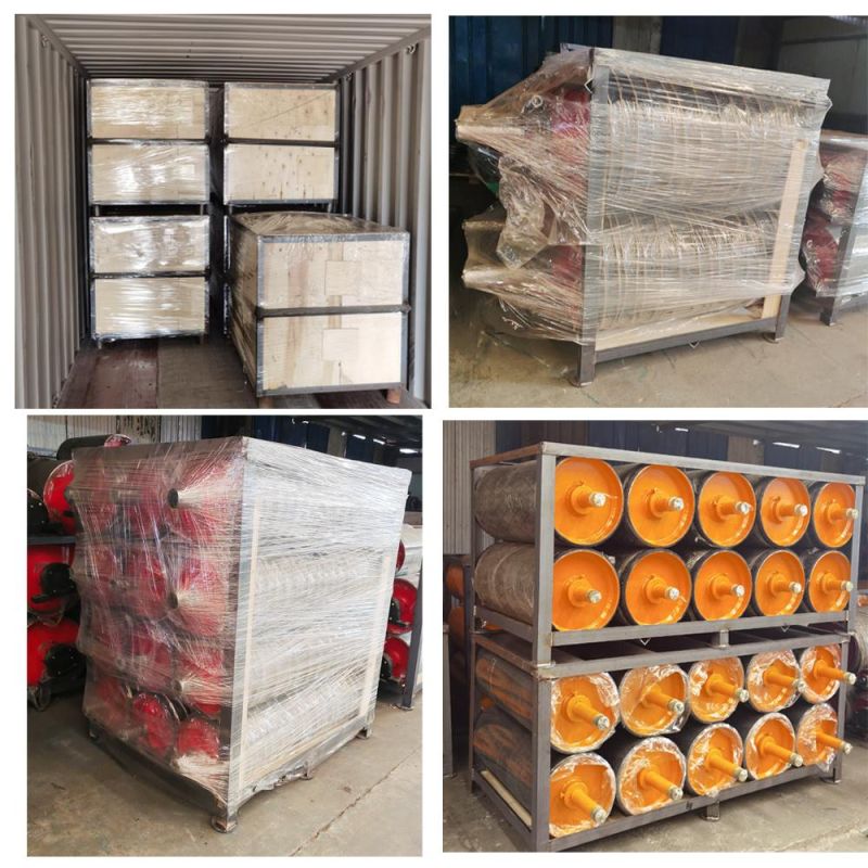 Rubber Lagging Conveyor Pulley, Drum for The Heavey Belt Conveyor Using in The Mining in Chile