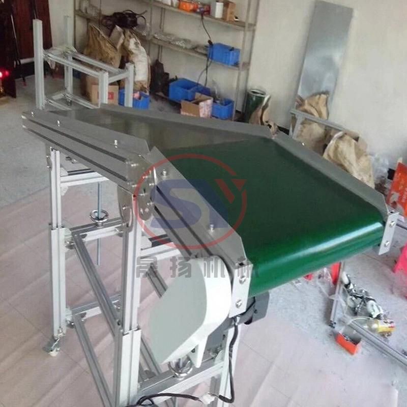 OEM Small Movable Rubber/PVC Belt Conveyor with Cheap Price for Food Packaging Table