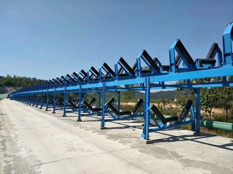 Manufacturer OEM Roller Conveyor PVC Industrial Conveyor Belt System Particulate Adjustable Speed Mobile Climbing Belt Conveyor