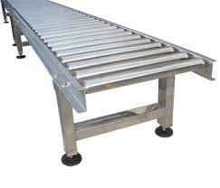 Non-Powered Straight Gravity Roller Conveyor for Transport Materials