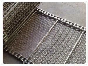 201 Stainless Steel 304 Stainless Steel Chain Link Spiral Wire Mesh Conveyor Belt