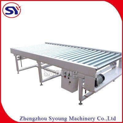 Powder Coated Mild Steel Pallet Transfer Roller Conveyor Price