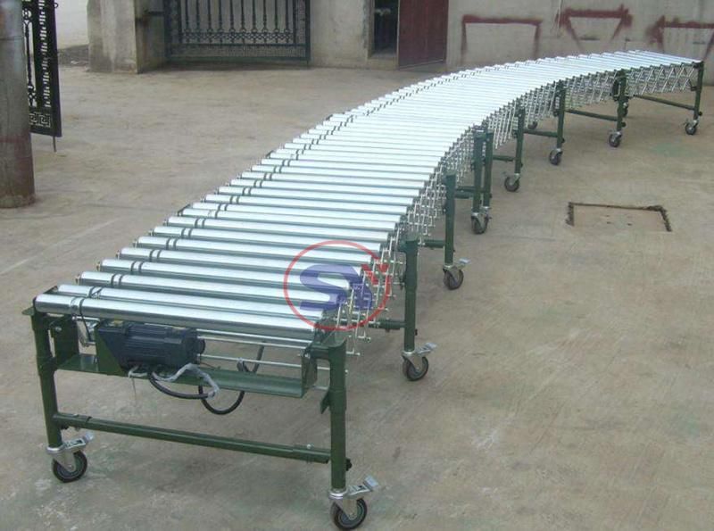 Powered or Gravity Flexible Roller Conveyor Price