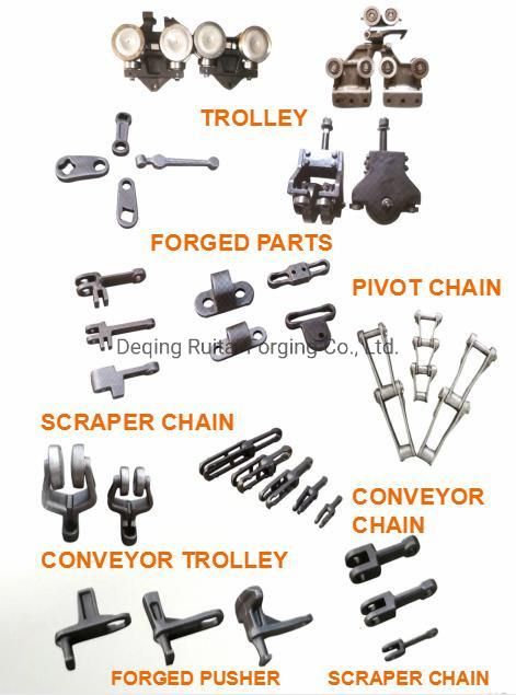 Manufacturer in China of Drop Forged Overhead Conveyor Bracket Trolley X458 Chain with Forged Machinery Part for Painting Line Chain System (X348 X458 X678)