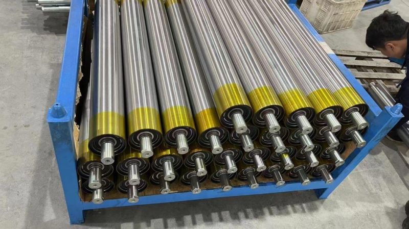 High Quality Dustproof Waterproof Carrier Plastic PE Roller HDPE/Upe Belt Conveyor Idler Roller Nylon Conveyor Rollers Galvanized Rollers