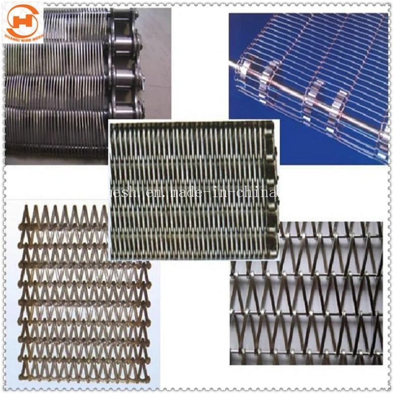 Stainless Steel/Carbon Steel/Chain Roller Metal Wire Mesh Conveyor Belt