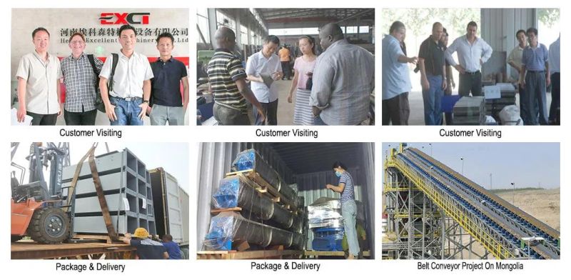 Factory Custom Belt Conveyor System for Bulk Material Handling