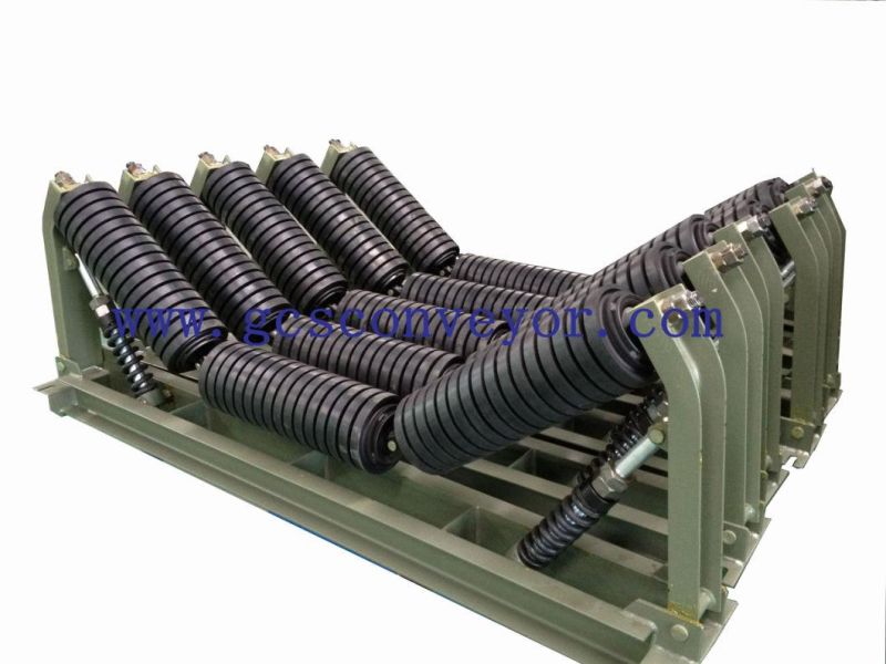 Material Handing Equipment Parts Belt Conveyor Flat Return Idler Impact Roller