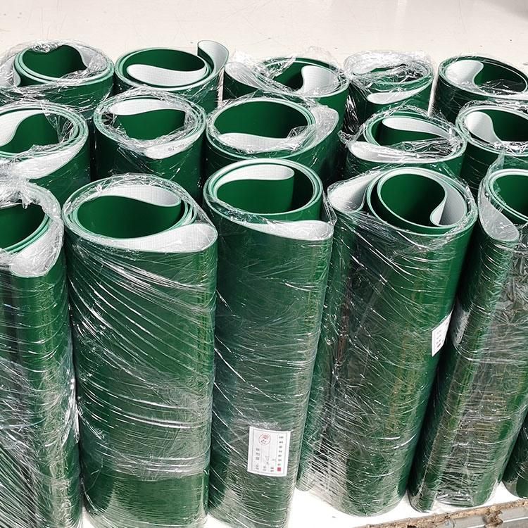 Annilte Manufacturers Cheap Green PVC Belting Smooth Industrial Small Conveyors Belt Roll Price PVC Flat Convayor Belt for Sale