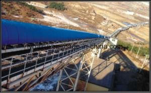Long Distance Bend/Curved Belt Conveyor with Rainproof Cover