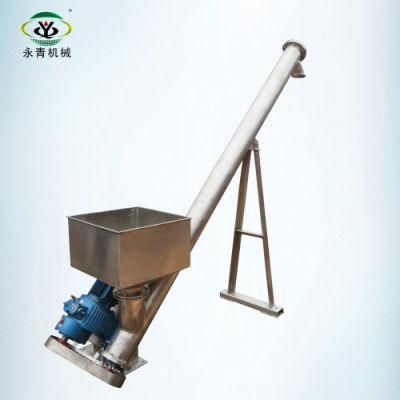 Inclined Stainless Steel Grain Auger Conveyor