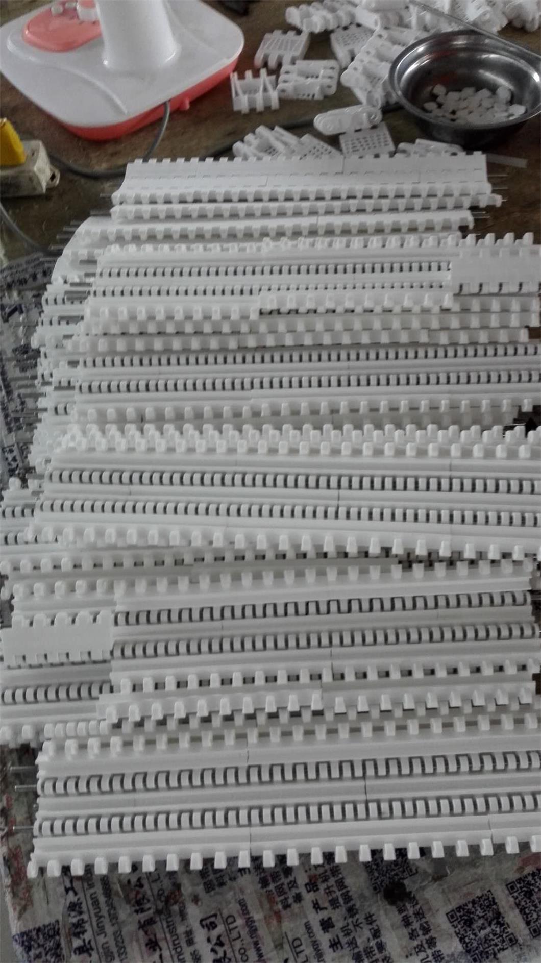 7705 Flat Type Plastic Module Conveyor Belting Pitch 25.4mm