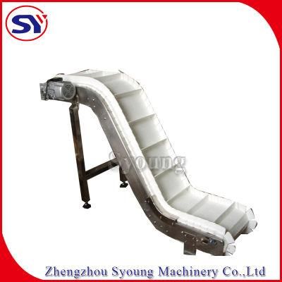 Adjustable Speed Inclining Skirt Belt Conveyor for Chemical Industry