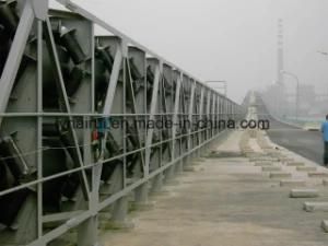 Large Capacity Curved Tubular Belt Conveyor for Powdery Material