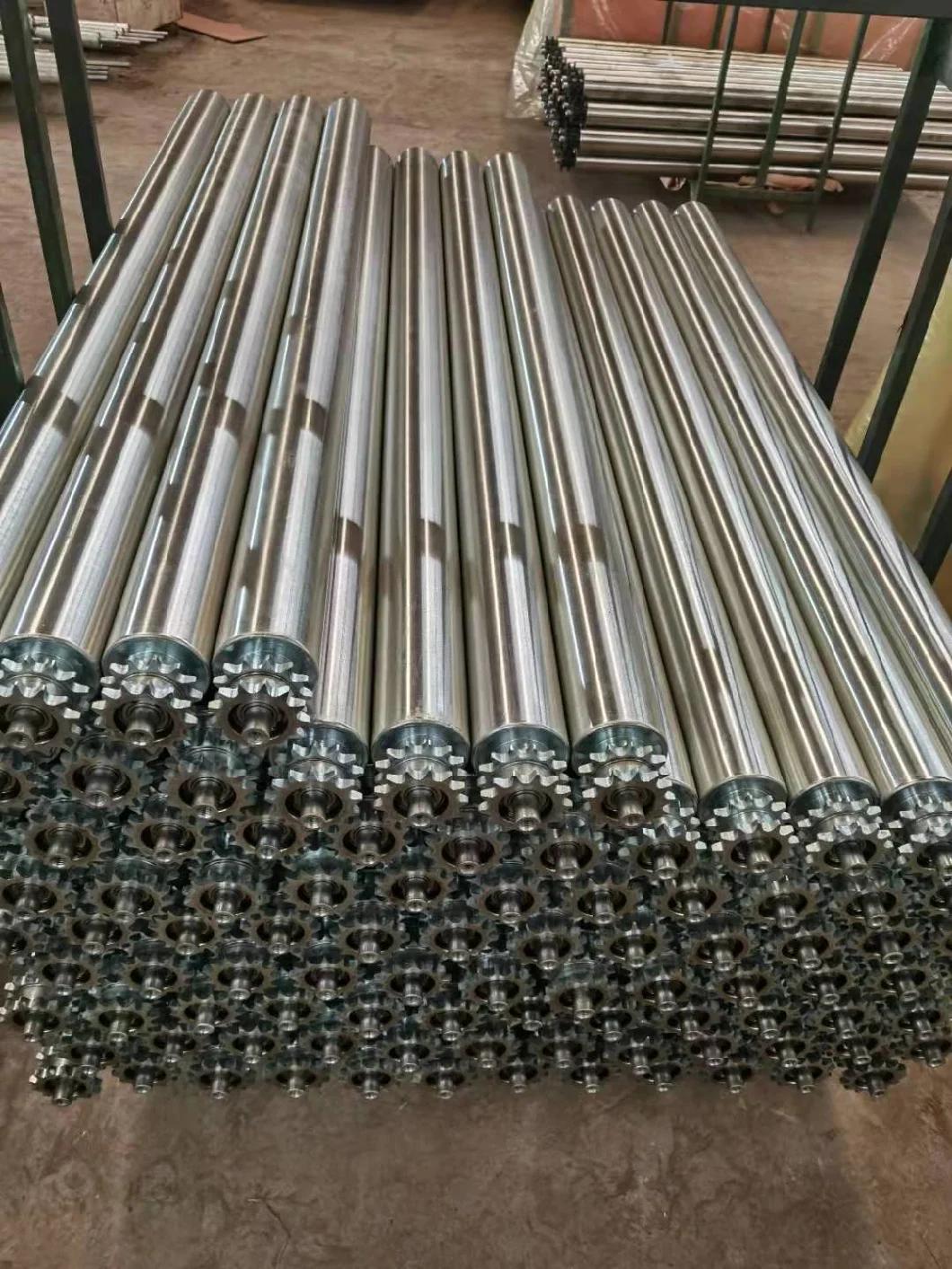 Customize Conveyor Roller Factory/Transport Roller/Components Conveyor/Steel Roller/ Ss Roller /PU Roller