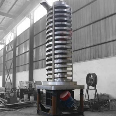 Vertical Conveying Particles Vibrating Spiral Cooling Conveyor