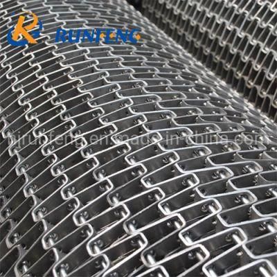 Conventional Stainless Steel Horseshoe Chain Wire Mesh Conveyor Belt for Bread Oven, Biscuits, Pizza, Sausage, Baking/Freezing/Frying/Cooling