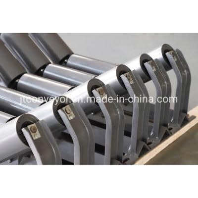 JIS HDPE Steel Impact /Trough/Troughing/Carry/Carrying/Return Carrier Wing Guide Conveyor Cans