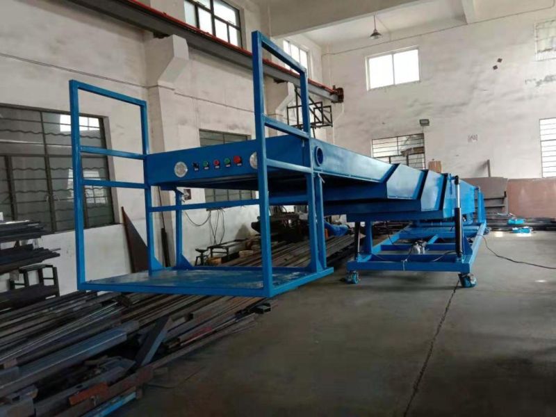 Loading and Unloading Belt Conveyor with Operator Platform