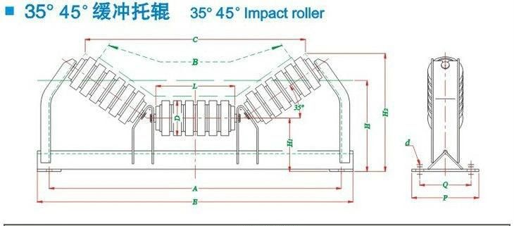 Wholesale Mining Industry Rubber Belt Conveyor Mining Rubber Coated Idler Roller From Gcs