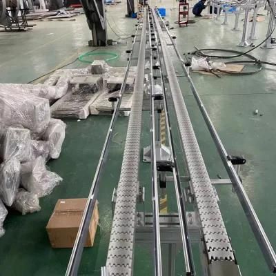 Plastic Chain Flexible Conveyor for Small Containers Delivery