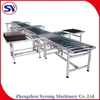Aluminum Power Steel Roller Table Conveyor Tube Chain Conveyor with Good Quality