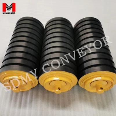 Belt Conveyor Impact Idler Roller with High Quality Rubber Discs