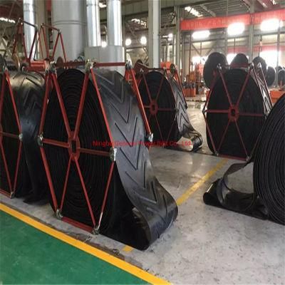 Profile Patterned Ep Fabric Rubber Chevron Belt Cleated Conveyor Belting