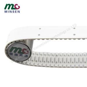 Factory White Polyurethane Punching Belt Positioning Belt Gear Synchronous Conveyor Belt Manufacturers Customized