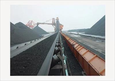 Stone Sand Cement Nylon Black Rubber Conveyor Belt for Mining