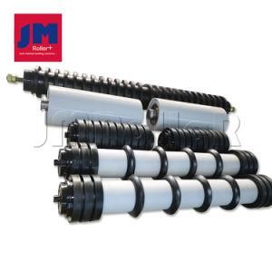 Self Cleaning Belt Conveyor Comb Type Roller Return Rubber Ring Roller