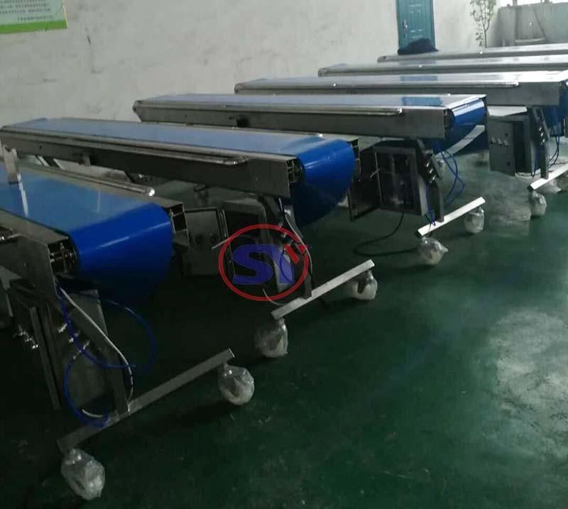 Sanitary Food Standard PVC/PU Belt Conveyor for Transport Cookie Crackers