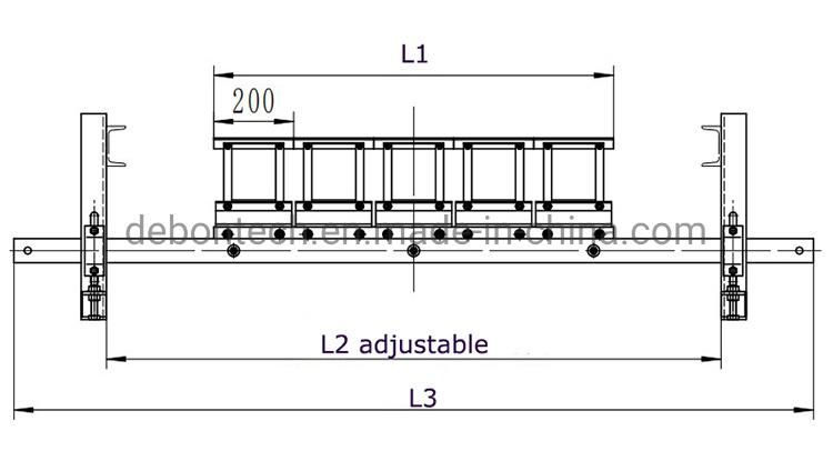 Material Handling Equipment Parts Primary H-Type Conveyor Belt Cleaner