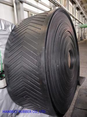 Hot Sale Ep/Nn Rubber Conveyor Belt, Chevron Rubber Belt with Good Quality