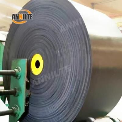 Annilte 10mm Thickness Moulded Edge Type Rubber Ep200 4ply Conveyor Belt for Coal Mining Industry