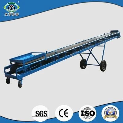 Durable Carbon Steel Inclined Belt Conveyor for Mining Industry