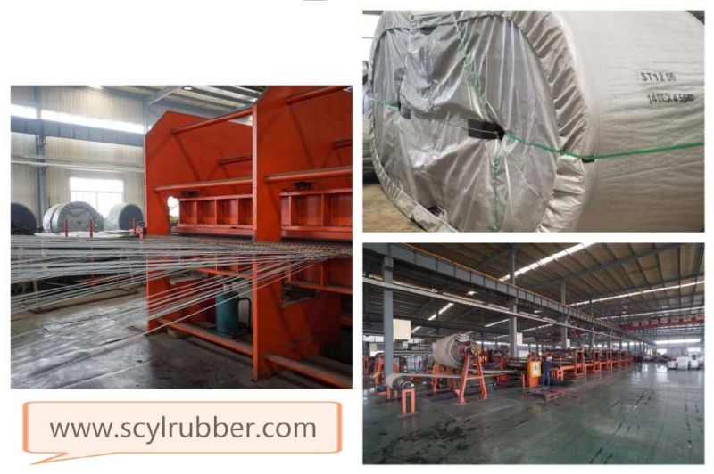 Nylon Fabrication Layer Rubber Conveyor Belts Strength for Sand