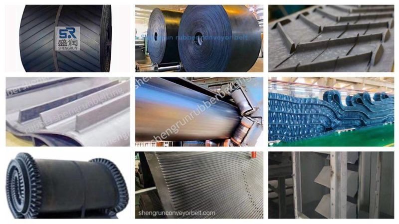 17MPa Ep430/2 5+2 Fabric Oil Resistant Rubber Closed V Chevron Conveyor Belt for Transmission