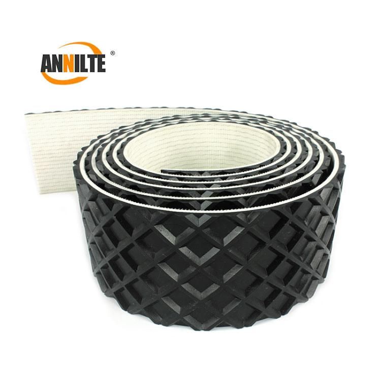 Annilte Grinding Square PVC Conveyor Belt for Wood Processing